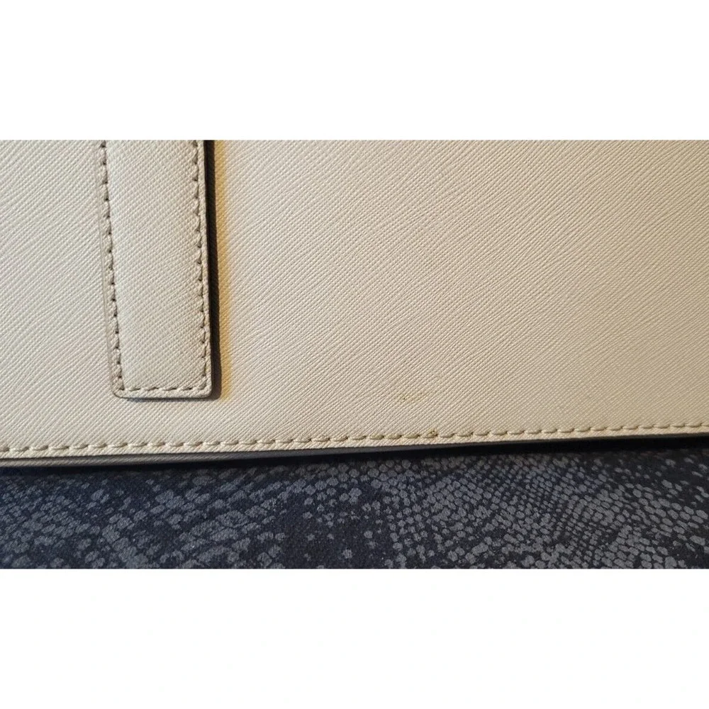 Kate Spade On Pointe Large Swan Tote Black And White Swans 10" Strap Gray Clean - Picture 11 of 16